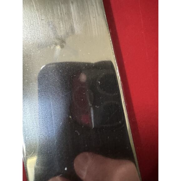 VTG MG Dealership Sign Chrome Plastic Red Hanging 18" x 19" British Leyland READ - Picture 13 of 16